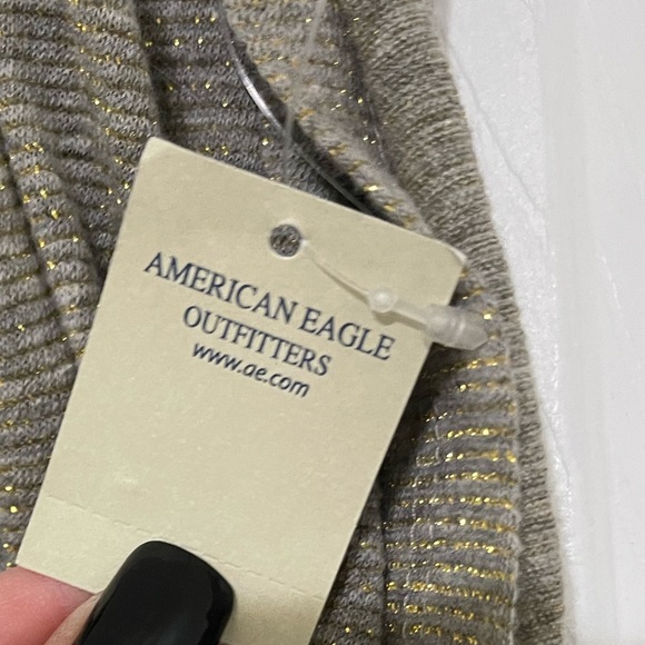 Grey & Gold Infinity Scarf - Picture 4 of 4